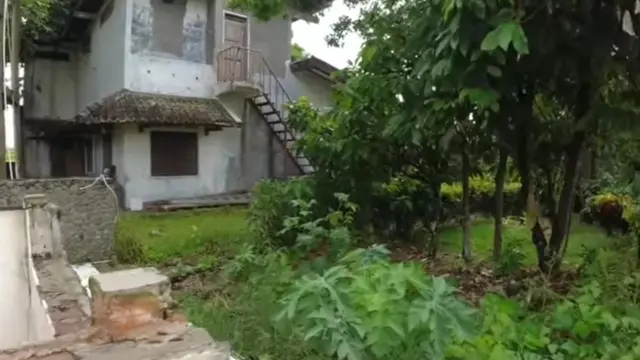 Potret rumah Lydia Kandou di Banten yang tak berpenghuni