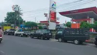 Antrean Truk Mengular di SPBU Lampung, Pertamina Buka Suara