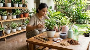 Cara Membuat Media Tanam untuk Tanaman Hias di Pot Kecil agar Tumbuh Optimal