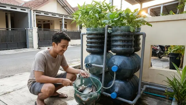 Tips Bikin Aquaponik di Galon Bekas Anti Bau