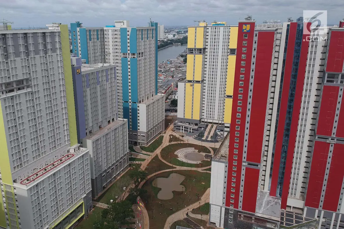 Melihat Wisma Atlet Kemayoran Dari Udara