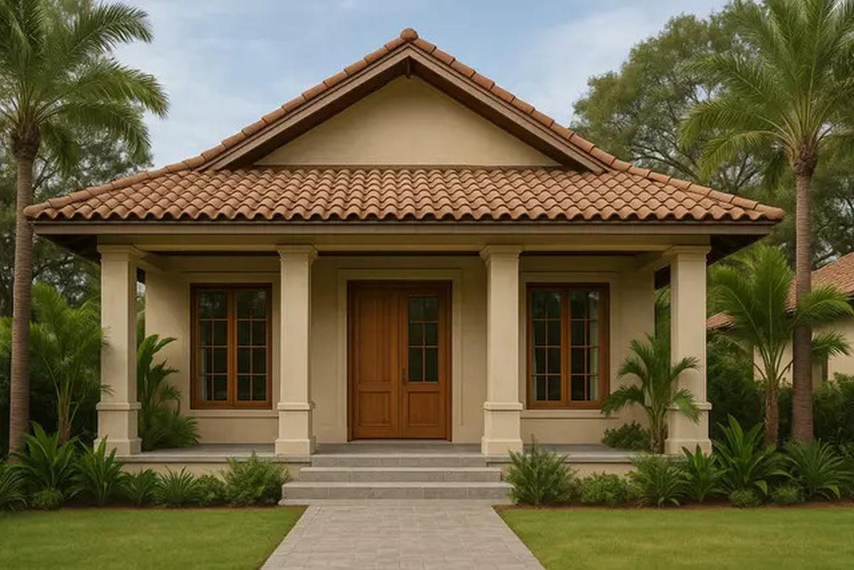 9 Desain Rumah Klasik 1 Lantai Sederhana yang Bisa Jadi Inspirasi Elegan