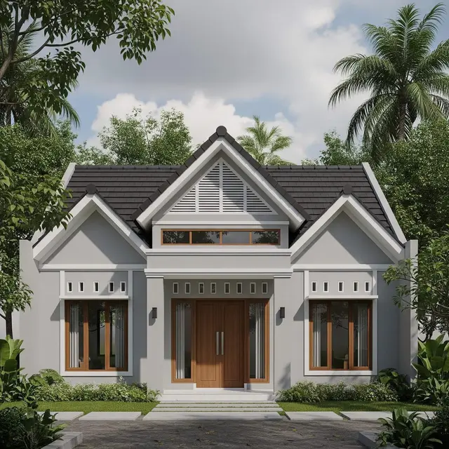 Rumah Minimalis Atap Limas Modern, Desain Rumah Minimalis Modern yang Cocok Dibangun di Kampung