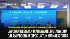 Winda Nelfira, jurnalis liputan6.com menjelaskan terkait dengan kegiatan yang dilakukan dalam menjalani program China International Press Communication Center.