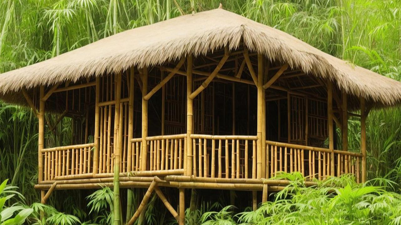 Inspirasi Rumah Bambu Minimalis, Desain Alami yang Elegan dan Ramah Lingkungan