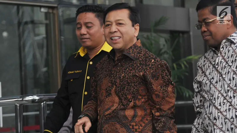 Ketua DPR Setya Novanto Diperiksa KPK