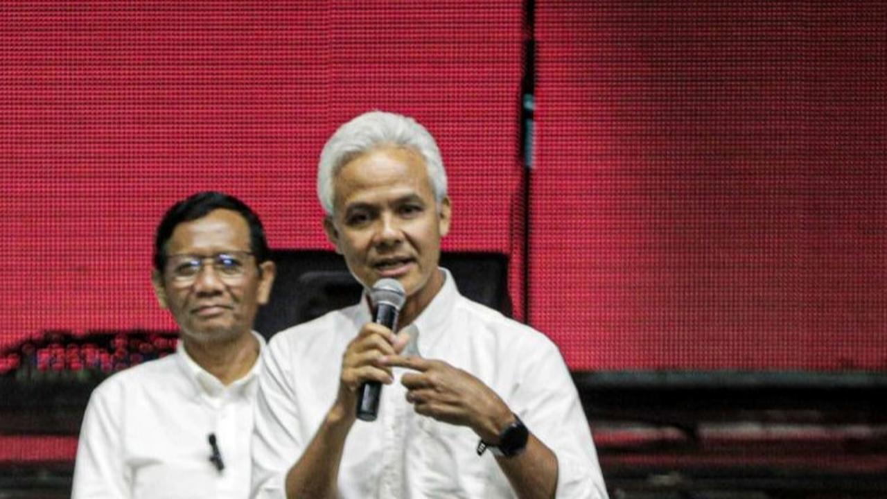 Calon Presiden RI Ganjar Pranowo sempat mengungkapkan perasaannya saat menghadiri acara itu.