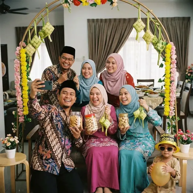 Ide Gaya Foto Keluarga Lebaran 2026