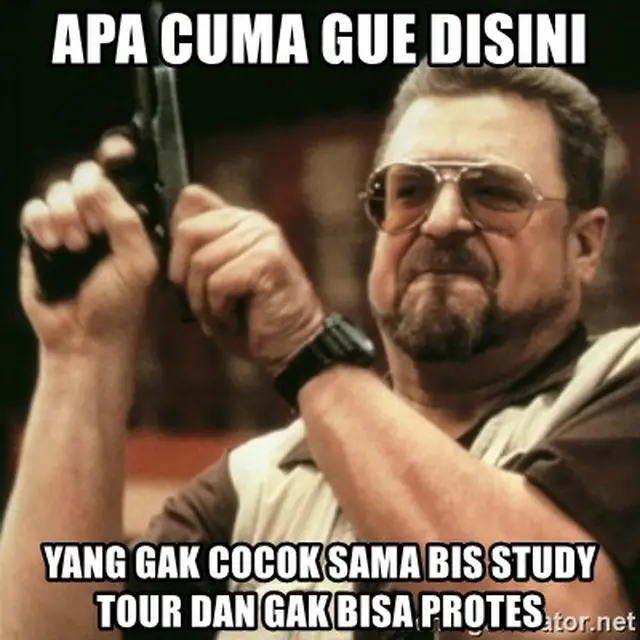 7 Meme Study Tour Bareng Teman Ini Bikin Rindu Sekolah