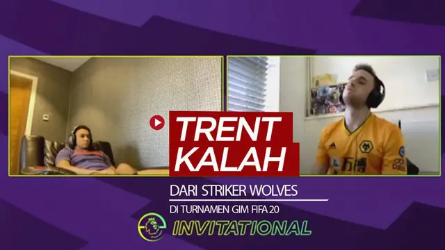 VIDEO: Bek Liverpool, Trent Alexander-Arnold Kalah dari Striker Wolves di Final Turnamen Gim FIFA 20