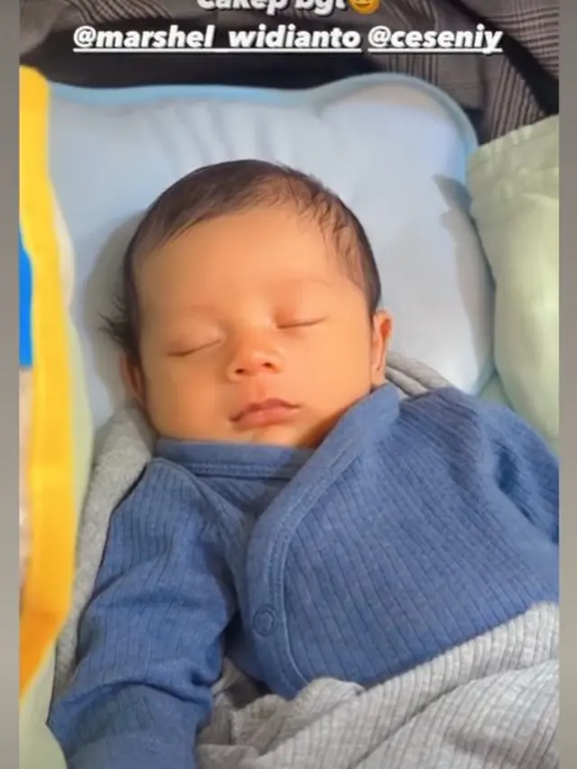 Anak Marshel Widianto dan Cesen (Instagram/ceseniy)