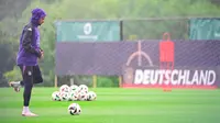 Rencananya pada jeda internasional Maret 2024 ini, Timnas Jerman akan menggelar dua laga uji coba yang merupakan persiapan jelang terjun ke Euro 2024. (Tobias SCHWARZ / AFP)