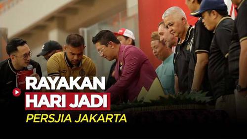 VIDEO: Persija Jakarta Rayakan Ultah ke-94 di Jakarta International Stadium