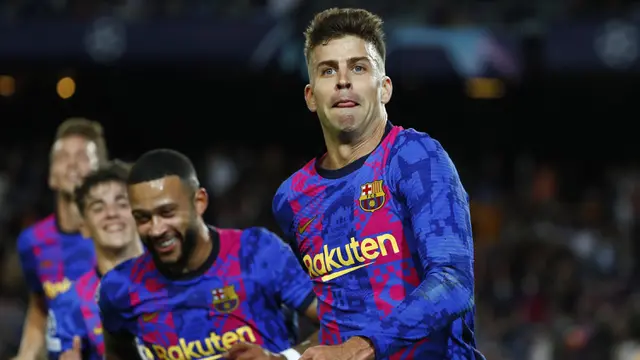Foto: Menang Tipis atas Dynamo Kiev, Barcelona Pecah Telur di Liga Champions 2021 / 2022