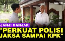 VIDEO: Janji Capres Ganjar ke Polisi Hingga KPK Jika Menang Pilpres 2024
