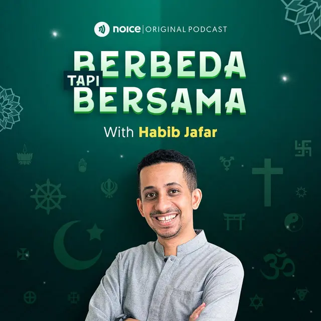 Habib Ja’far Al-Hadar menjadi pembaca acara konten podcast ‘Berbeda Tapi Bersama’.