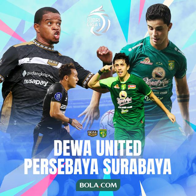BRI Liga 1 - Dewa United Vs Persebaya Surabaya - Alex Martins dan Egy Maulana Vikri Vs Bruno Moreira dan Francisco Rivera