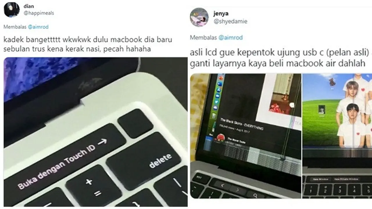 7 Potret LCD Laptop Retak Karena Alasan Sepele Ini Bikin Ngenes