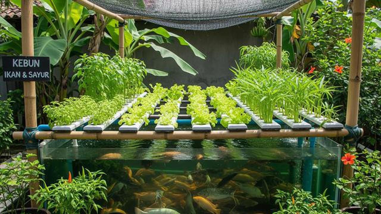 Modal Kecil Untung Besar, Ini Ikan dan Sayuran Favorit untuk Akuaponik