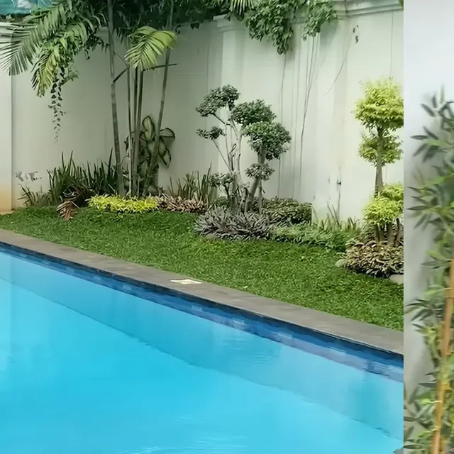 Model Taman di Rumah Ruben Onsu