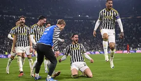 Juve lalu berhasil memecah kebuntuan di awal babak kedua, tepatnya di menit ke-47. Gol Bianconeri dicetak oleh Adrien Rabiot. (Fabio Ferrari/LaPresse via AP)