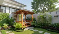 6 Inspirasi Gazebo Mini untuk Pekarangan Belakang, Bikin Area Santai Makin Estetik