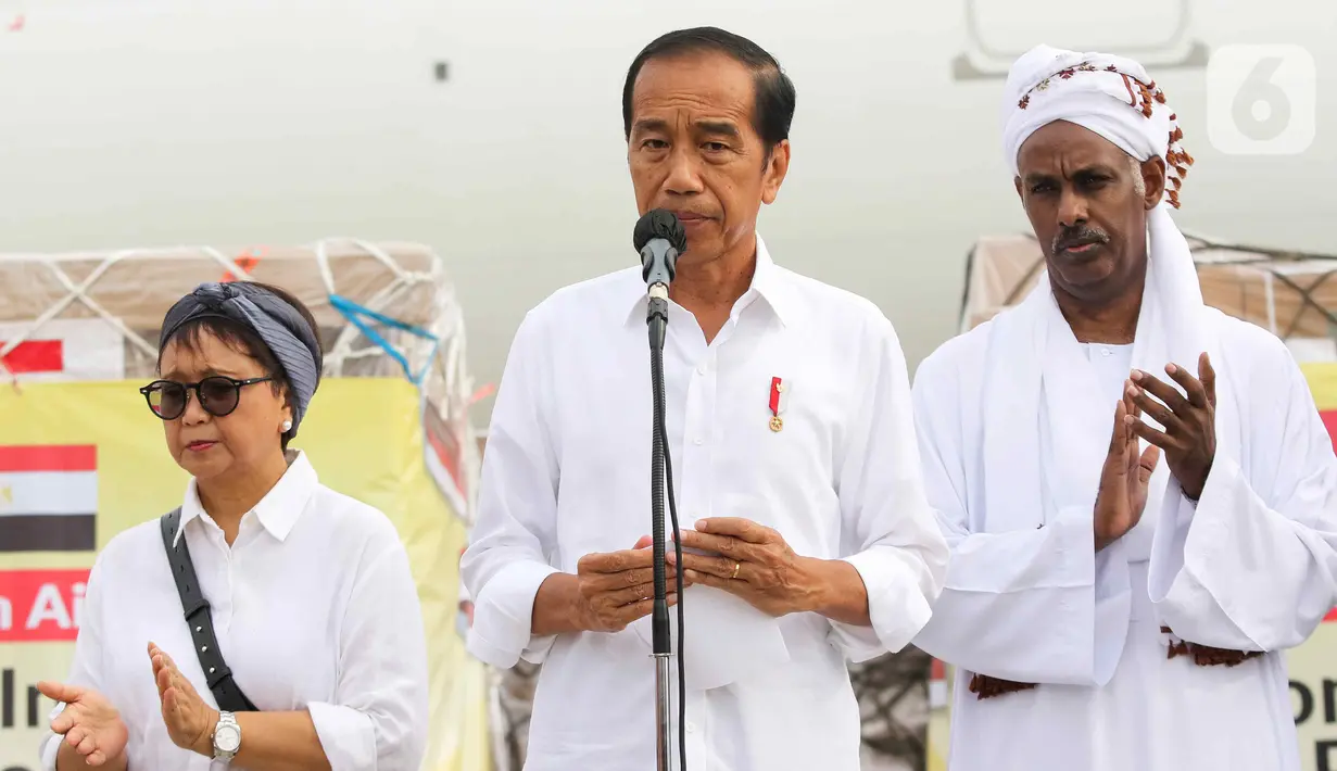 Bantuan tersebut diperkirakan akan pengiriman seluruh bantuan akan tiba di Kairo, Mesir pada Kamis (4/4/2024). (Liputan6.com/Herman Zakharia)