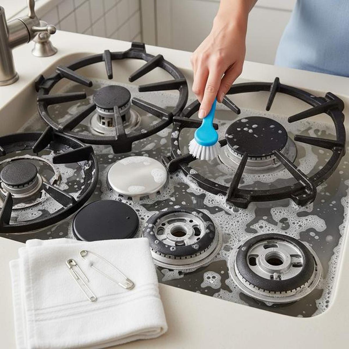 7 Cara Membersihkan Kompor Gas yang Berkerak Tebal dan Menghitam agar Masak Makin Nyaman