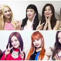 Red Velvet dan BLACKPINK (Foto: Twitter/RVsmtown, Twitter/YG_BLACKPINK)