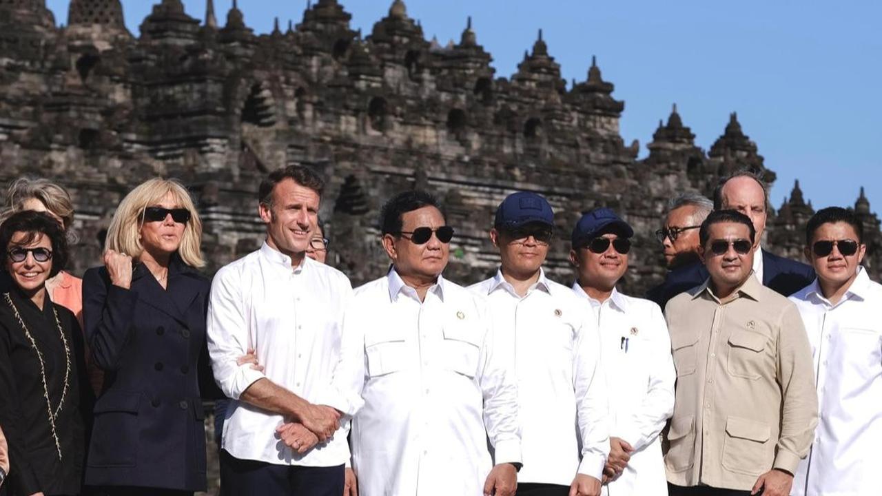 VIDEO: Depan Prabowo & Didit, Macron Sebut Banyak Desainer Indonesia Terkenal di Paris