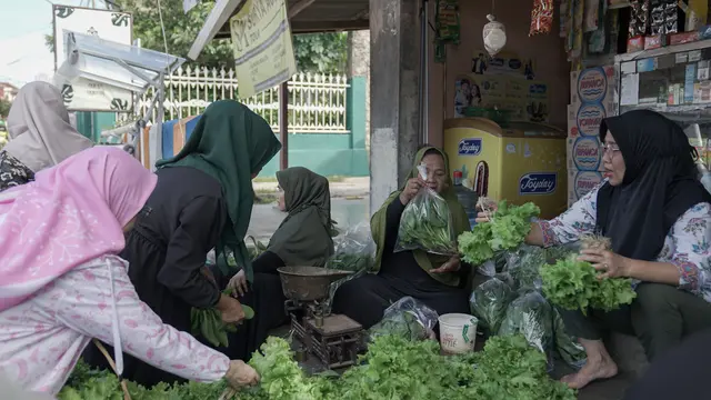 Penjualan Sayuran Masuk Kas 