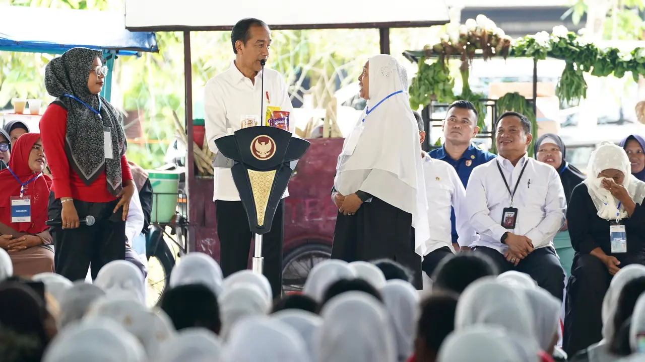 Presiden Joko Widodo di Kabupaten Batu Bara, Sumatera Utara. (Liputan6.com/ ist)