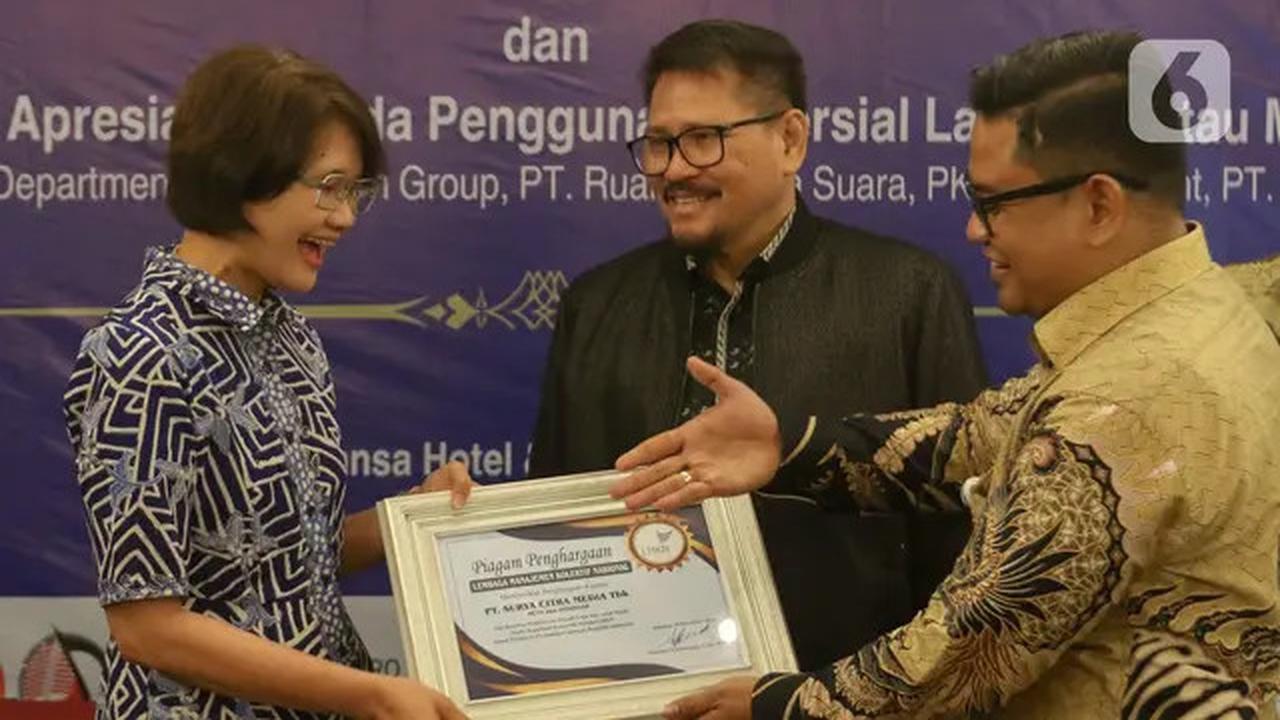 Taat Bayar Royalti, PT Surya Citra Media (SCM) Diganjar Penghargaan dari LMKN