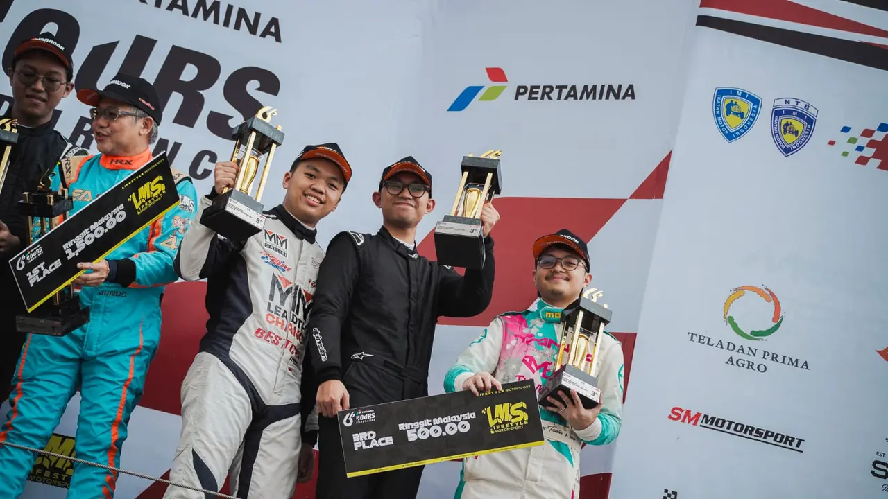 Debut Gemilang Davino Satrio, Langsung Sabet Podium di Sirkuit Mandalika