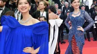 7 Potret Raline Shah di Festival Film Cannes 2023, Aura Kecantikannya Bersinar dengan Kebaya Biru (Sumber: Instagram)