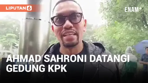 VIDEO: Ahmad Sahroni Penuhi Panggilan KPK