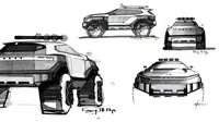 Jelang Debut, Hyundai Pamer Teaser Konsep SUV Off-Road Kompak