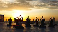 Konferensi pers Perayaan Hari Yoga Internasional di Jakarta, Senin (30/4). (Liputan6.com/Giovani Dio Prasasti)