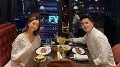 Ulang tahun ke-29, Glenca Chysara rayakan romantis bersama sang suami. Pemandangan indah kota Jakarta menemani pasangan ini di momen dinner romantis di salah satu hotel bintang 5 di Jakarta. Meski sudah 2 tahun membangun biduk rumah tangga bersama, namun tak sedikit netizen yang memuji jika Glenca dan Rendi Jhon masih terlihat seperti pasangan ABG. (Liputan6.com/IG/@rendijhonpratama)