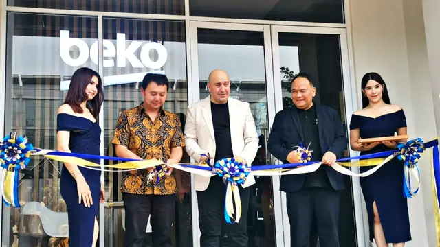 Pembukaan Beko Shop oleh Beko Indonesia di kawasan PIK, Jakarta Utara, Rabu (31/5/2023).