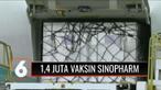 1,4 juta vaksin Sinopharm yang akan digunakan untuk vaksinasi program Gotong Royong tiba di Tanah Air dan siap digunakan dalam 3 hari ke depan. Kedatangan vaksin kali ini merupakan kerja sama bisnis yang dilakukan PT Kimia Farma.