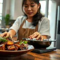 cara bikin tempe bacem &copy;Ilustrasi dibuat AI