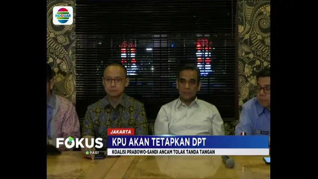 Meski menolak, Sekjen Koalisi Prabowo-Sandi tetap akan menghadiri penetapan DPT yang diselenggarakan KPU.