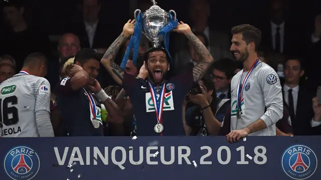 Dani Alves, Piala Dunia 2018, PSG