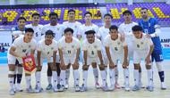 Timnas Futsal Indonesia saat jelang laga melawan Malaysia di Grup B Piala AFF Futsal 2026 di Nonthaburi Sports Complex Gymnasium, Thailand, Selasa (7/4/2026). (Dok. FFI)