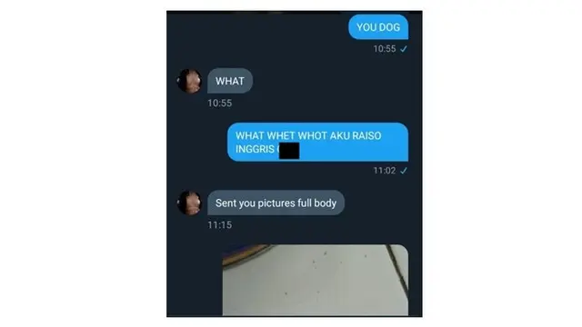 Dikirimin Foto Badan Berotot Oleh Cowok