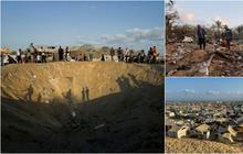 FOTO: Kamp Pengungsian Al Mawasi di Gaza Usai Serangan Brutal Israel dan Tewaskan 40 Warga Palestina, Kondisinya Hancur dan Ada Kawah Besar