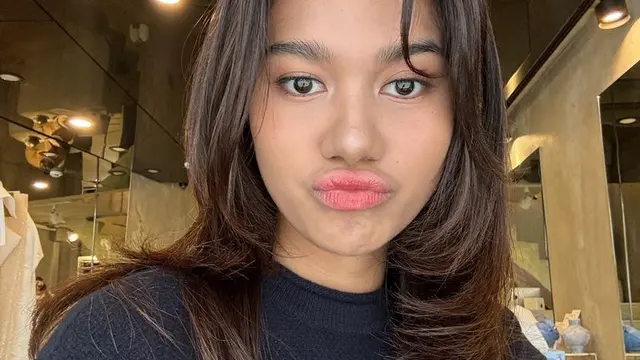 Azizah Salsha dengan potongan rambut barunya. [@azizahsalsha_]