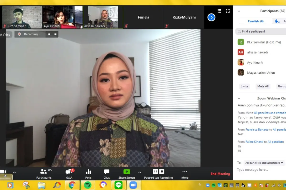 Saksikan Live Streaming Fimelahood From Home Bareng Allyssa Hawadi di Vidio.com