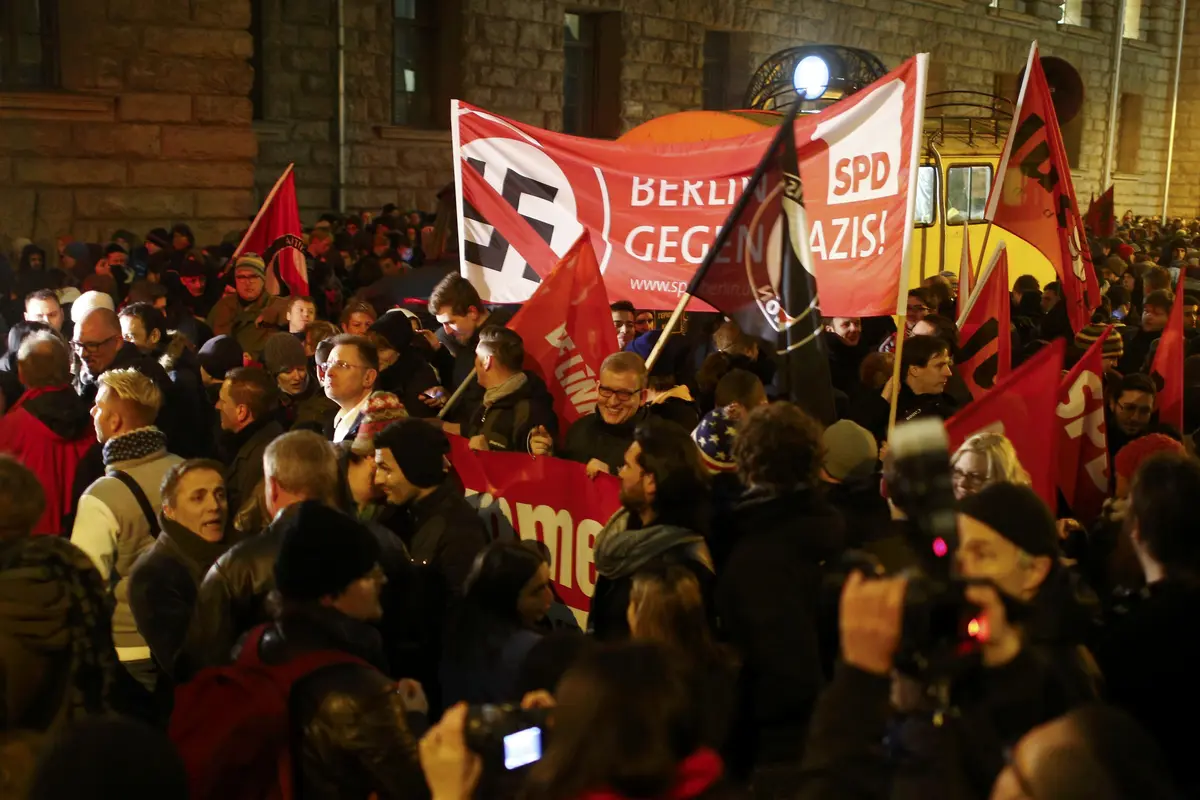 Demo anti-Pegida di Jerman